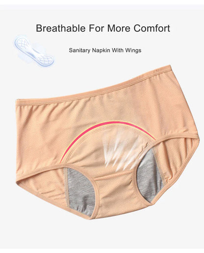 Seamless Anti-Leak Menstrual Period, Leak-Proof Panties