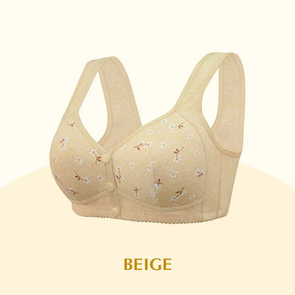 New Anti Sagging Front Open Cooling Cotton Bra