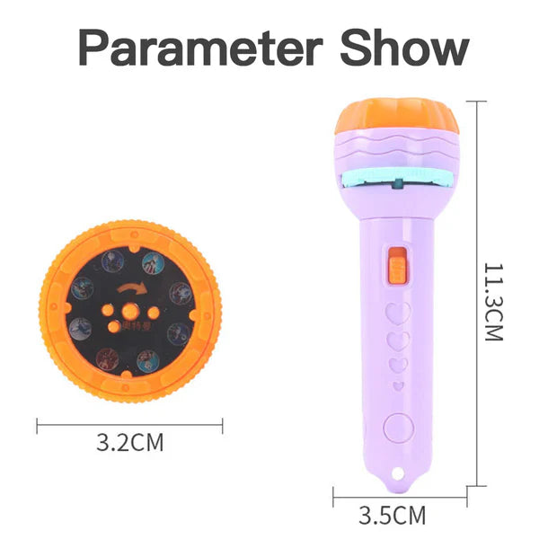 Flash Light Projector For Kids | Sleeping Story Book